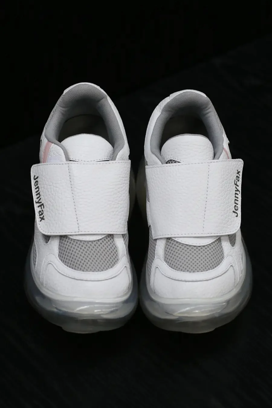 Jenny Fax Japanese transparent air cushion original Mary Jane height increasing shoes series collection JF-JFSS23SHOES04-BAIFEN white powder PJF4 - Image 2