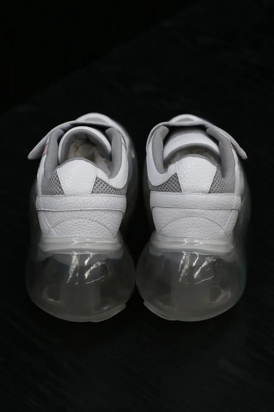 Jenny Fax Japanese transparent air cushion original Mary Jane height increasing shoes series collection JF-JFSS23SHOES04-BAIFEN white powder PJF4 - Image 3