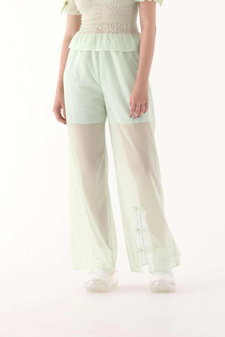 Jennyfax Soft Trousers JFSS22P02 Mint - Image 6