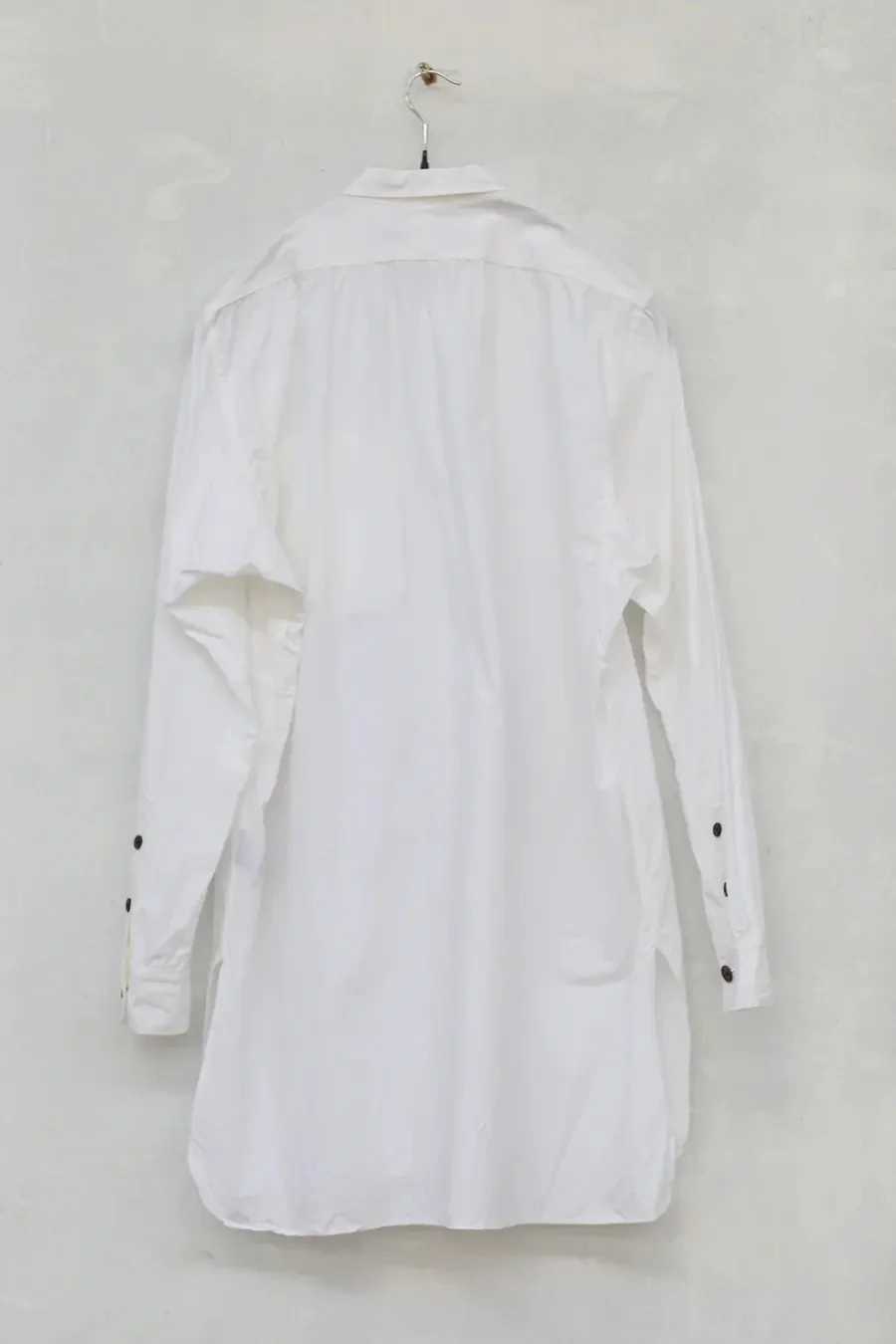 KLASICA White Pocket Long Lining Japanese Handmade KLC-19C-67SHSH-032-BAI 19C-67SH SH-032 White - Image 10