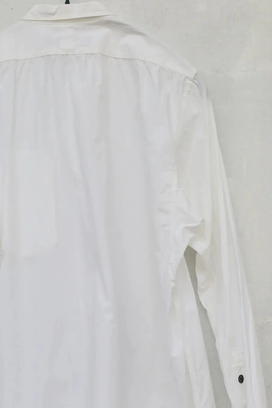 KLASICA White Pocket Long Lining Japanese Handmade KLC-19C-67SHSH-032-BAI 19C-67SH SH-032 White - Image 11