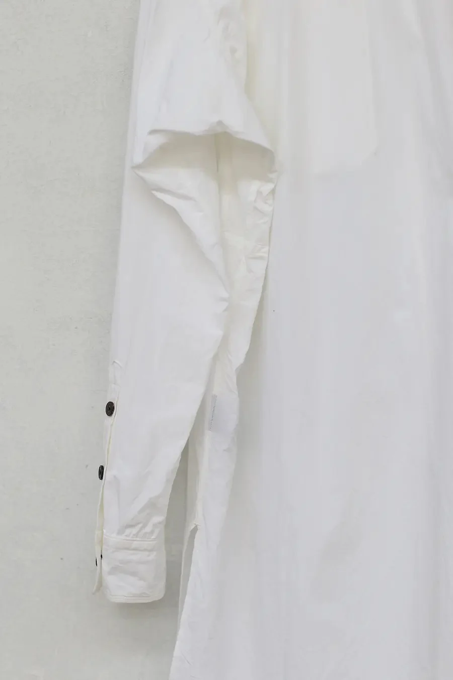 KLASICA White Pocket Long Lining Japanese Handmade KLC-19C-67SHSH-032-BAI 19C-67SH SH-032 White - Image 14