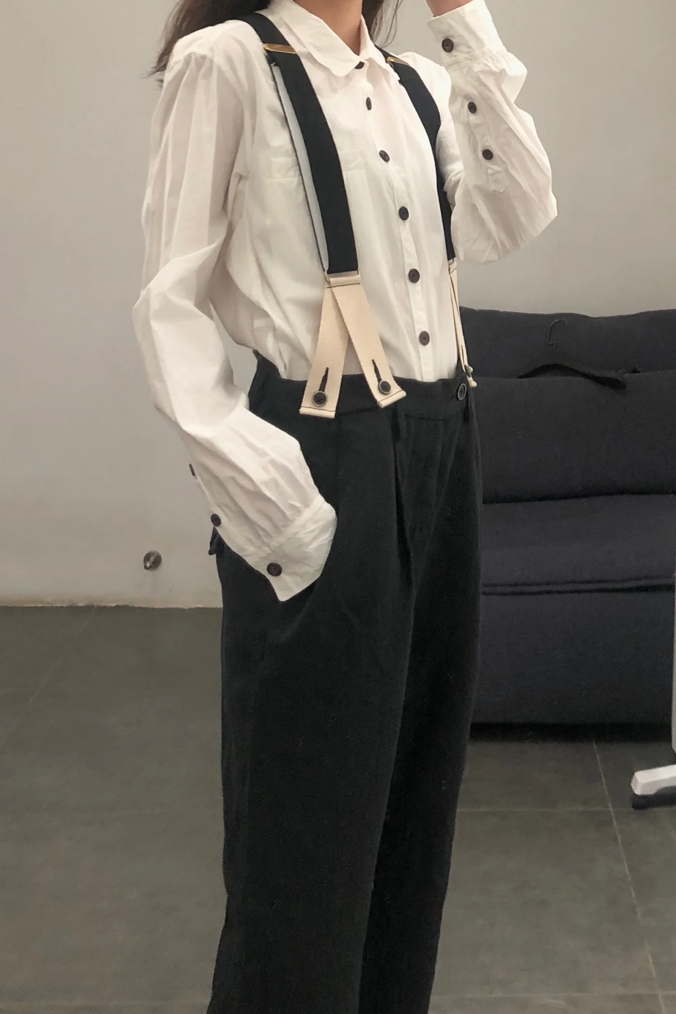 KLASICA White Pocket Long Lining Japanese Handmade KLC-19C-67SHSH-032-BAI 19C-67SH SH-032 White - Image 19