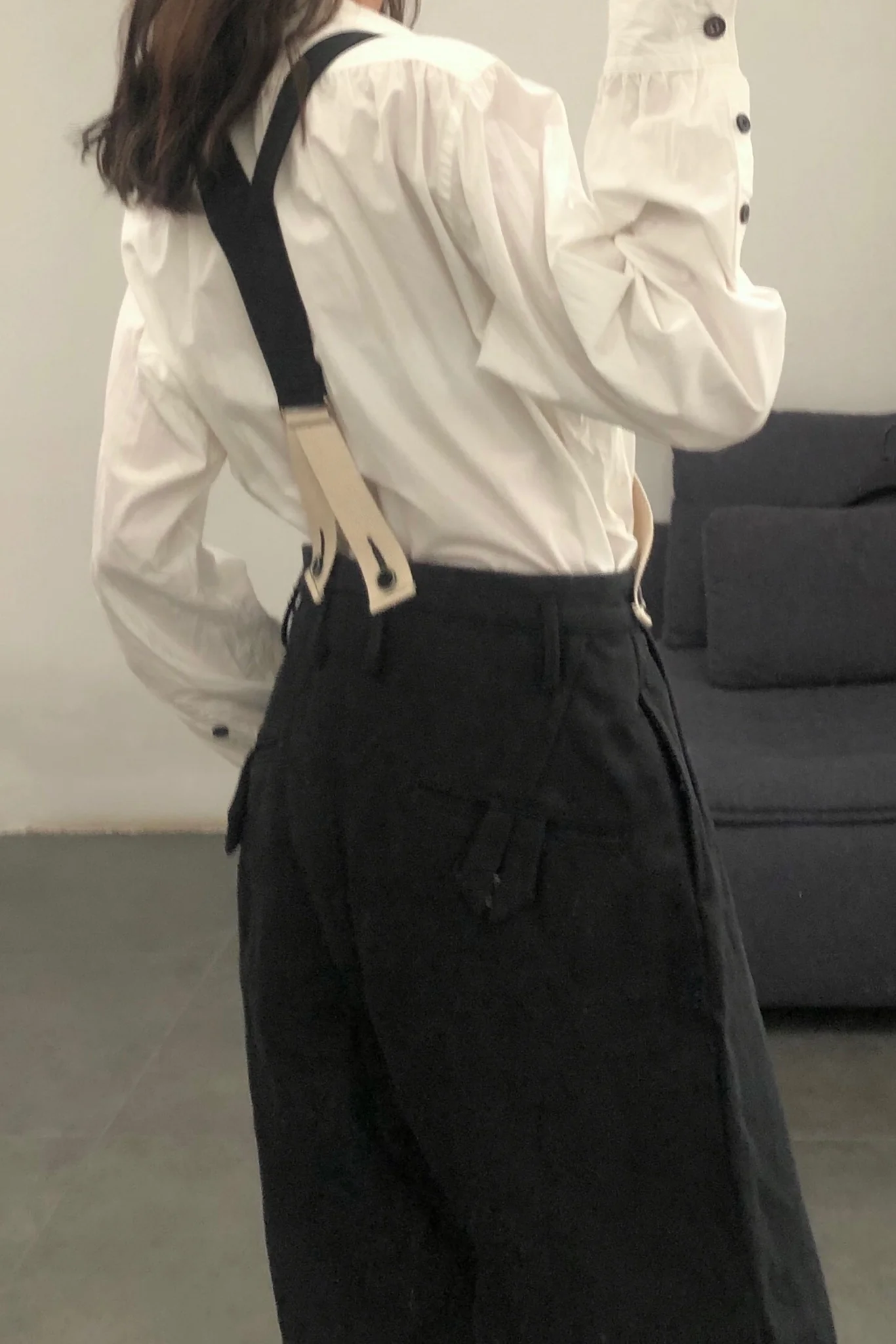 KLASICA White Pocket Long Lining Japanese Handmade KLC-19C-67SHSH-032-BAI 19C-67SH SH-032 White - Image 20