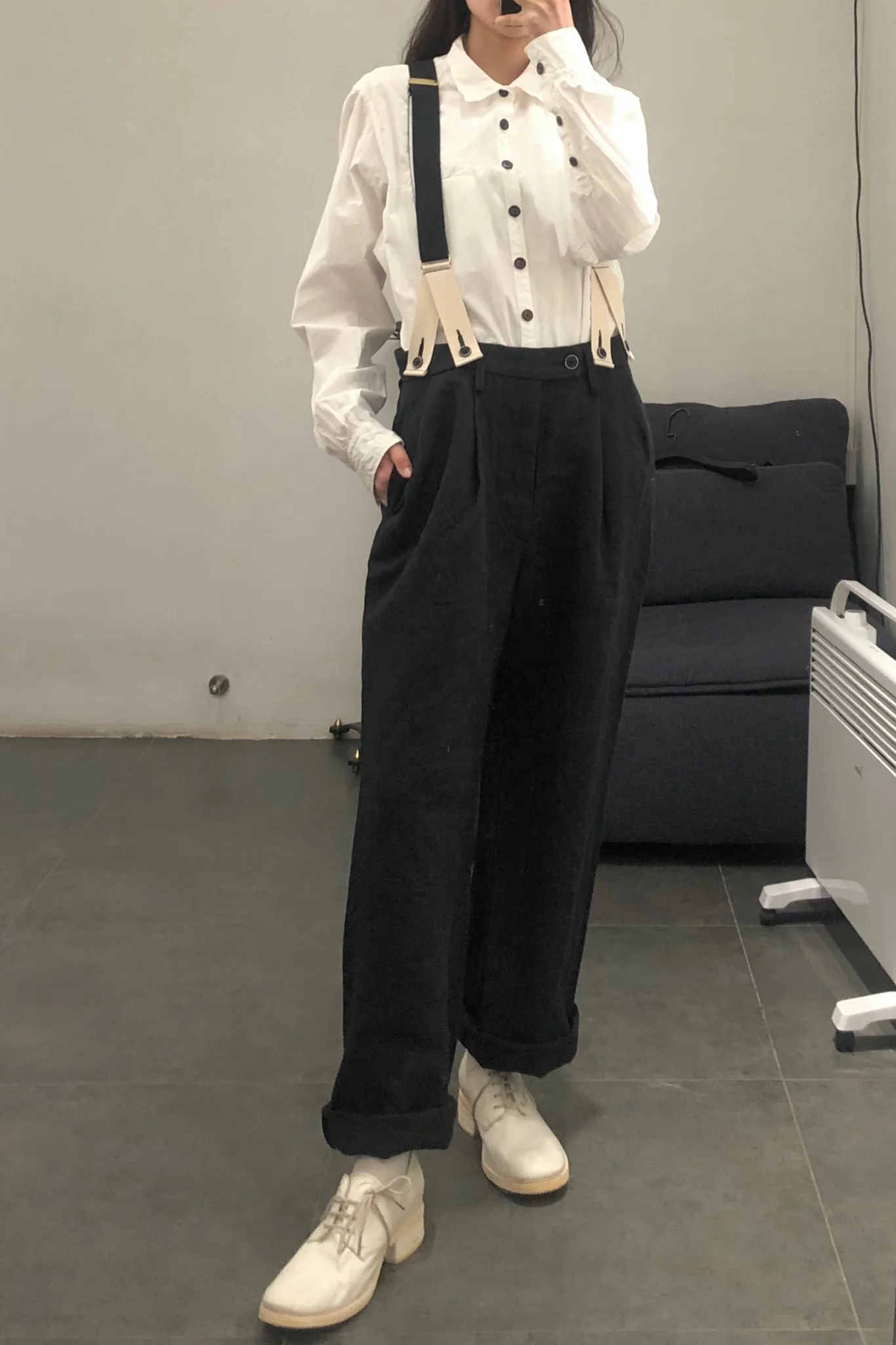 KLASICA White Pocket Long Lining Japanese Handmade KLC-19C-67SHSH-032-BAI 19C-67SH SH-032 White - Image 22