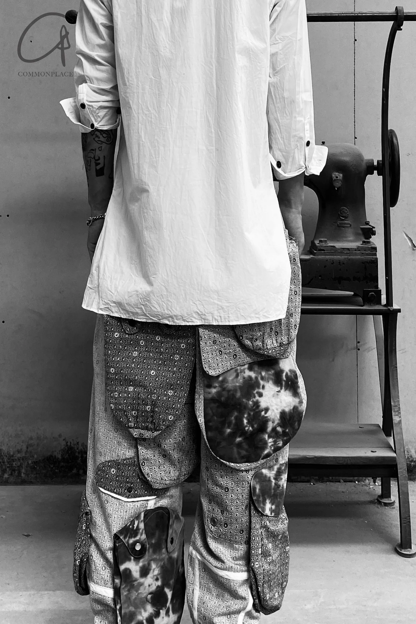 KLASICA White Pocket Long Lining Japanese Handmade KLC-19C-67SHSH-032-BAI 19C-67SH SH-032 White - Image 8