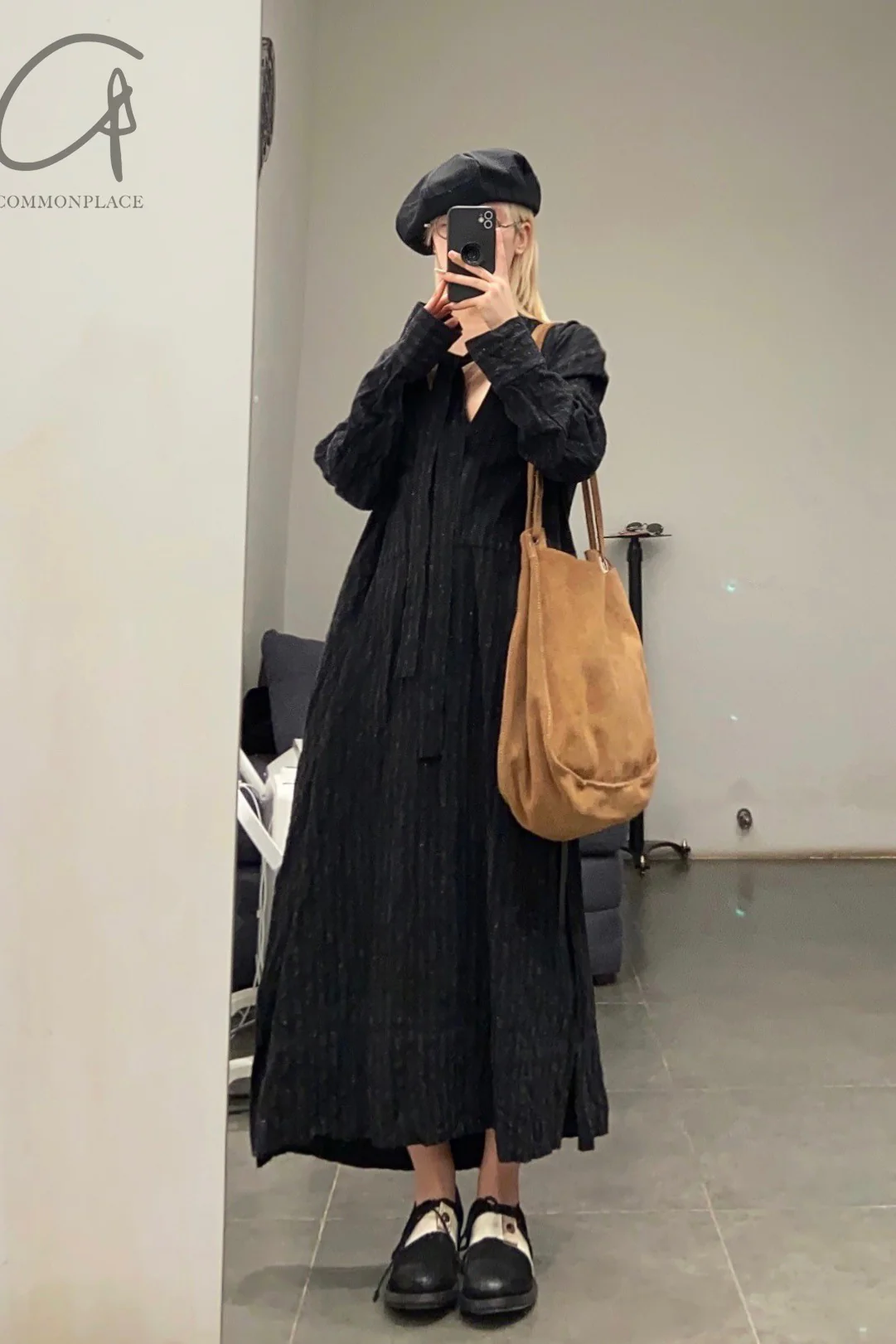 KLASICA ink color long-sleeved shirt 22C-52OPC - Image 14
