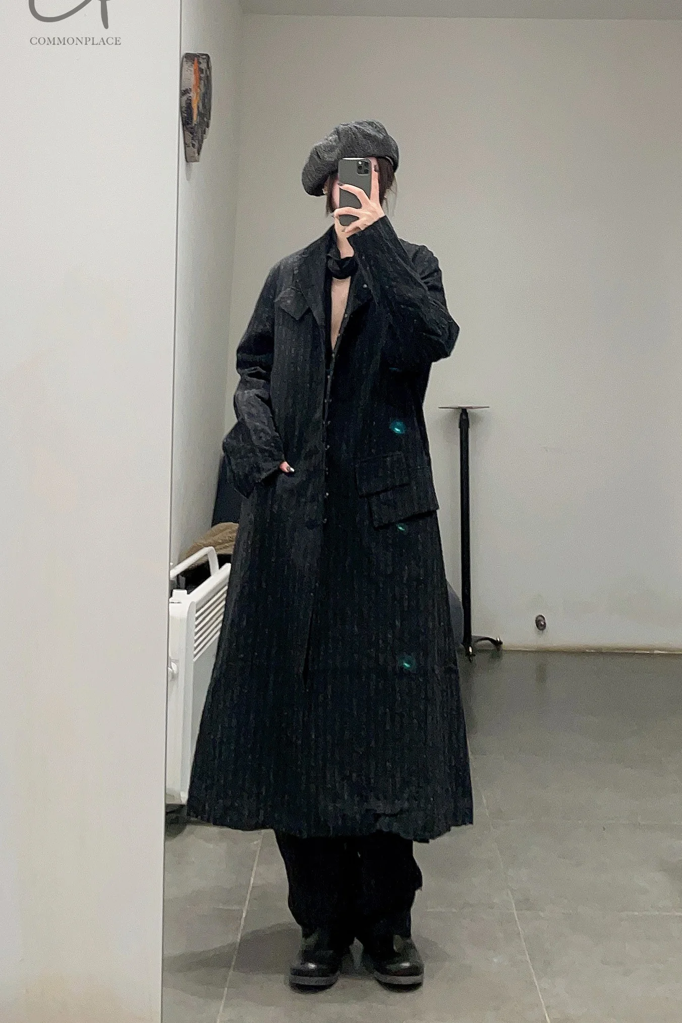 KLASICA ink color long-sleeved shirt 22C-52OPC - Image 7