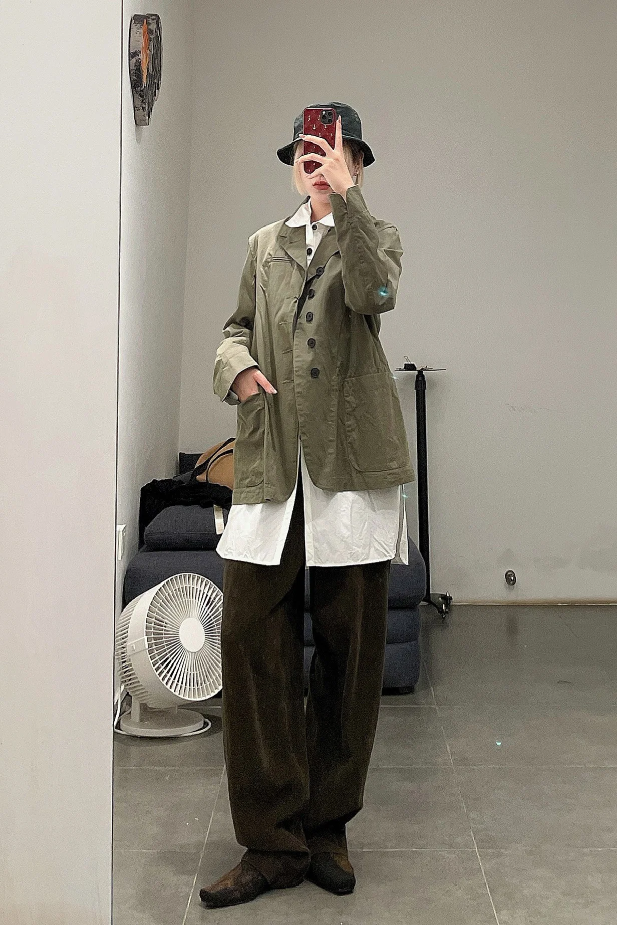 KLASICA Olive Green Jacket 21C-59BLZ - Image 9