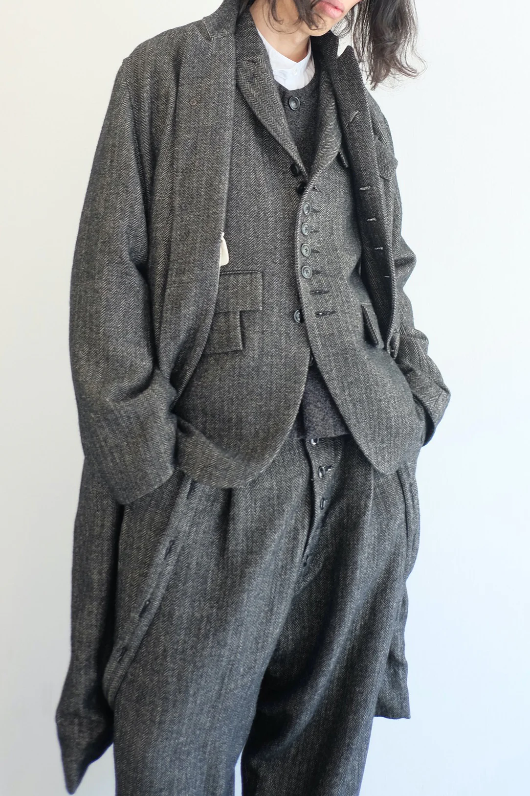 KLASICA wool jacket KLC-22C-38LCT-MOHEI - Image 3