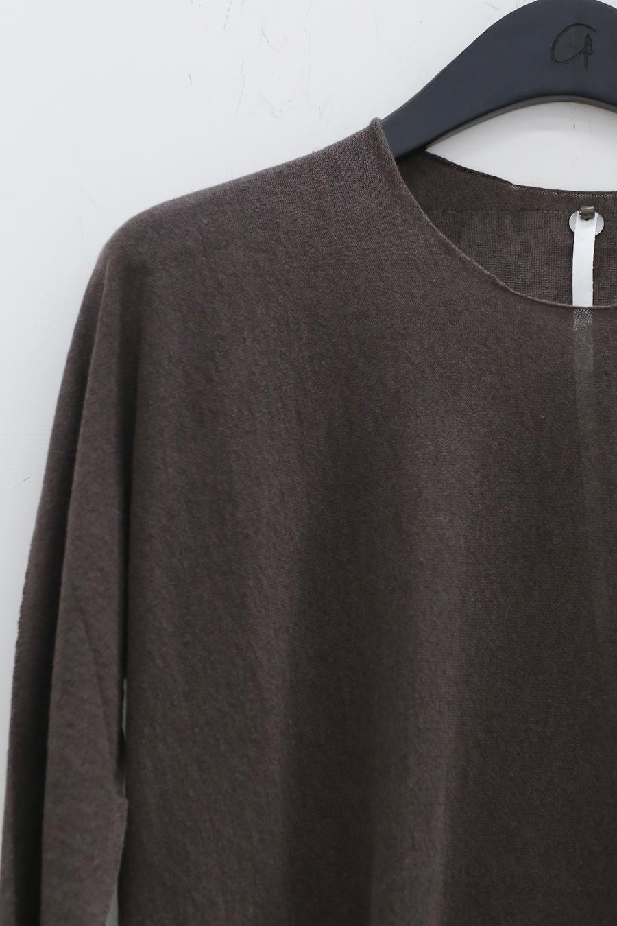 label under construction curved sweater 39YMSW10-MAO1-W 39/LB - Image 2