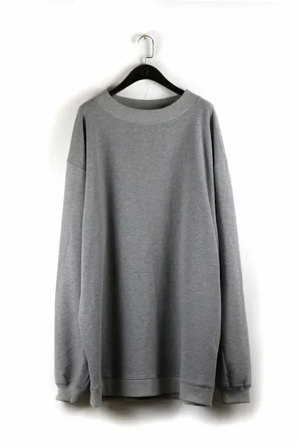 LAERKE ANDERSEN (Reflective Loose Sweatshirt) 170006 Big Sweat grey - Image 2