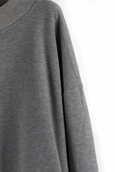 LAERKE ANDERSEN (Reflective Loose Sweatshirt) 170006 Big Sweat grey - Image 3