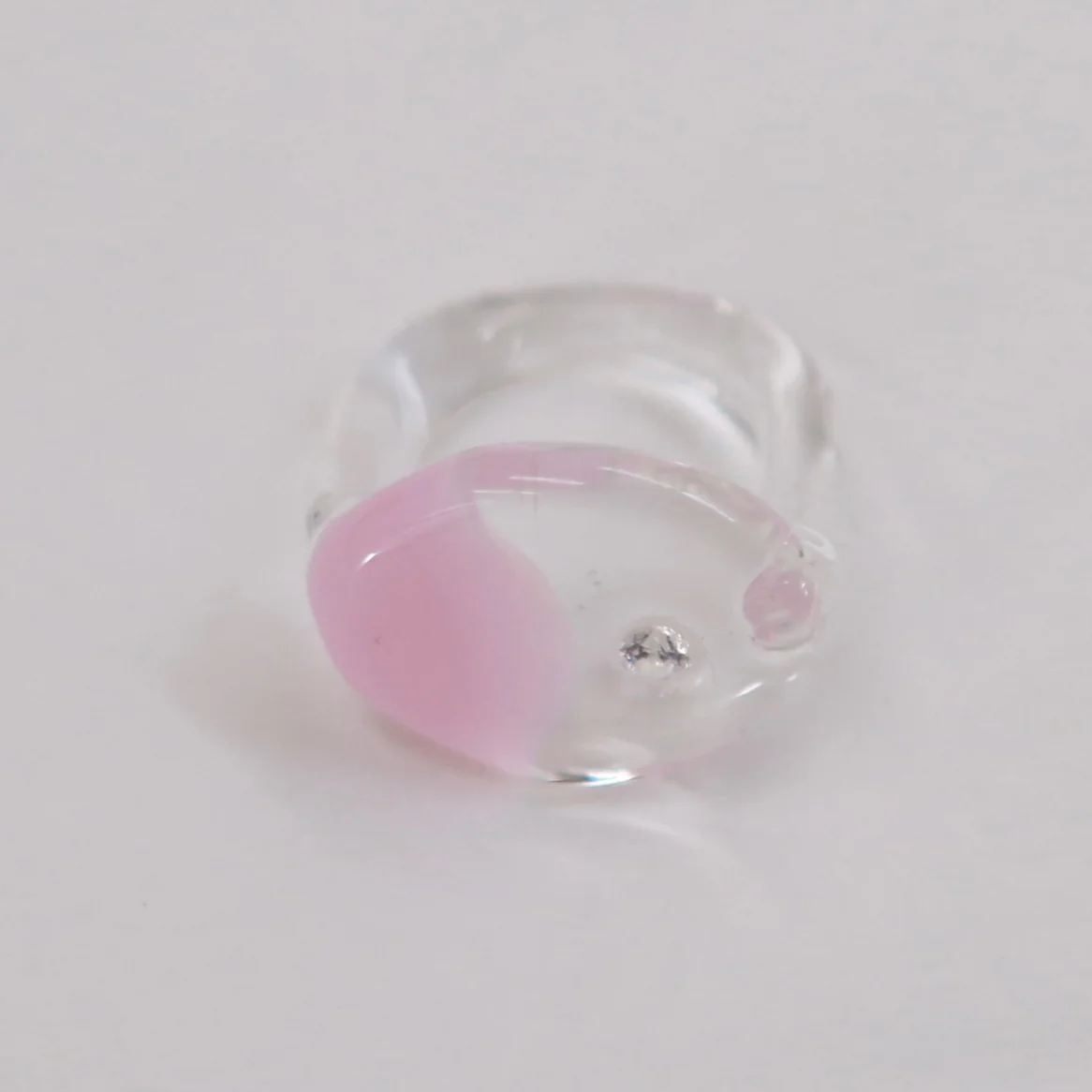 LEVENS 25 Spring/Summer Magic Stone Ring LVS-SS2515MAGICSTRI-PNK-FEN Pink - Image 2