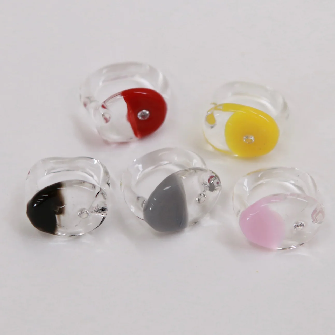 LEVENS 25 Spring/Summer Magic Stone Ring LVS-SS2515MAGICSTRI-PNK-FEN Pink - Image 5