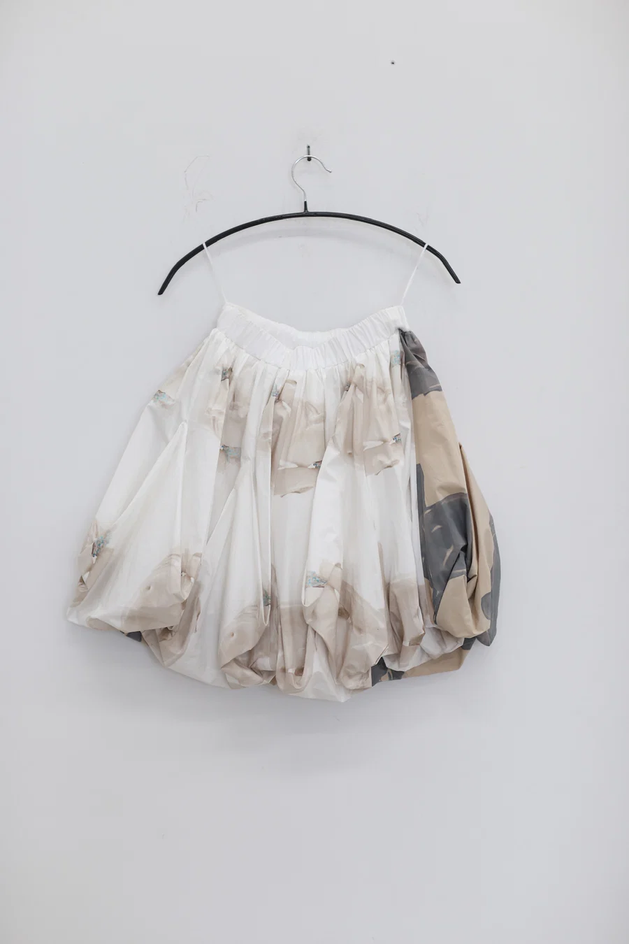 Louis Shengtao Chen Cupid Print Lantern Skirt 2251140 White PLSC7 - Image 9