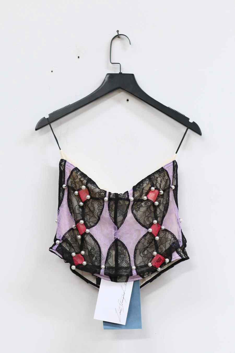 Louis Shengtao Chen MEDICI lace stitching pearl tube top 2252101 color matching - Image 4
