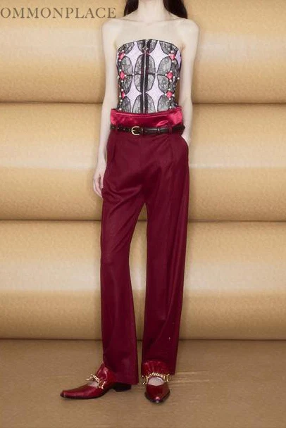 Louis Shengtao Chen MEDICI lace stitching pearl tube top 2252101 color matching - Image 5