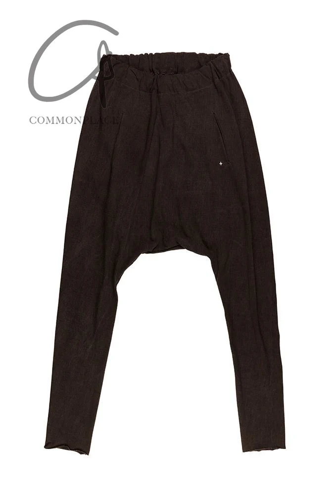 m.a+ elastic waist low crotch double pocket pants P571-MJP1 Carbon - Image 6