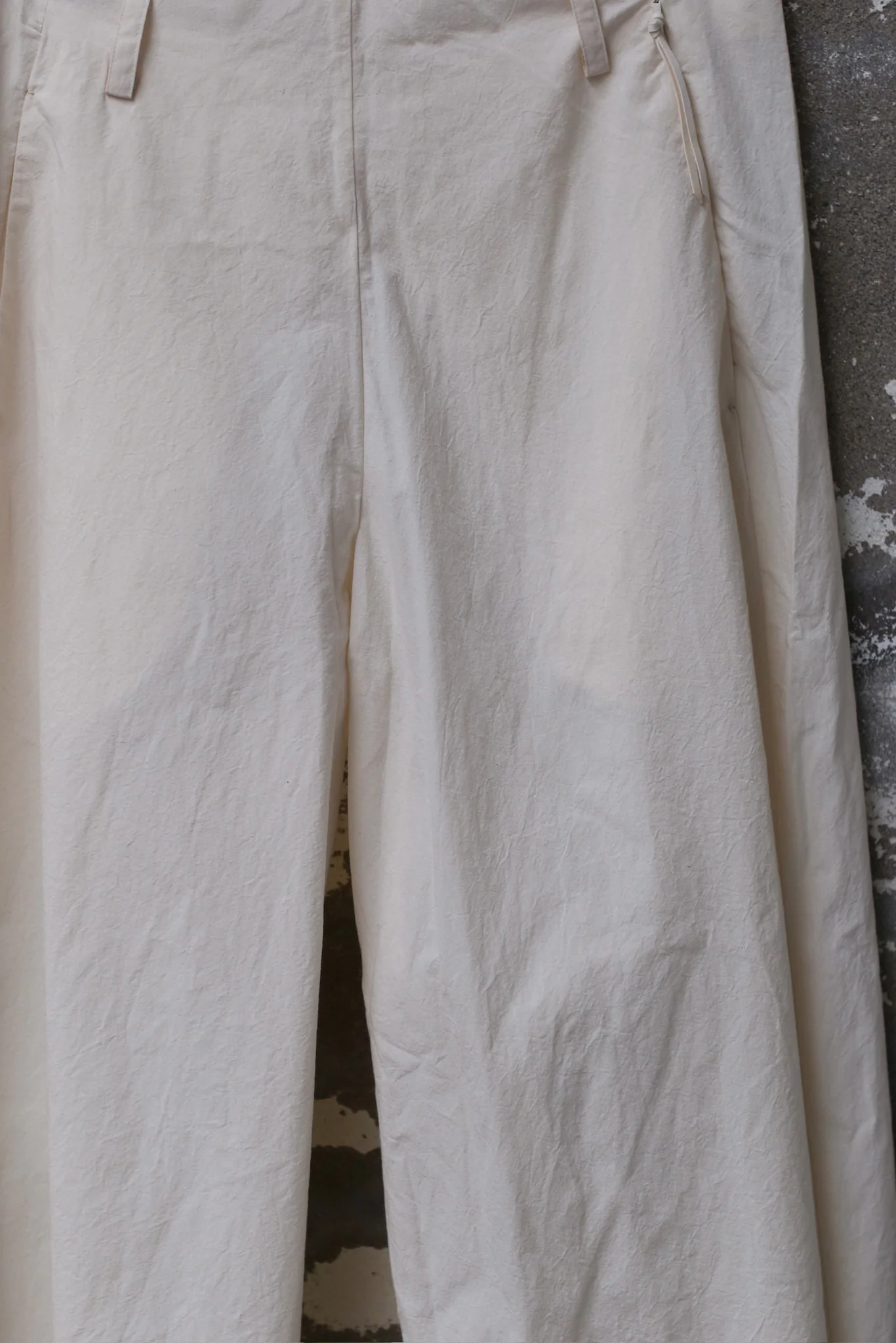 m.a+ Maurizio Amadei 25 Spring/Summer Ultra Wide Short Casual Pants Italy MA-PW567C CLX-NATURAL - Image 2