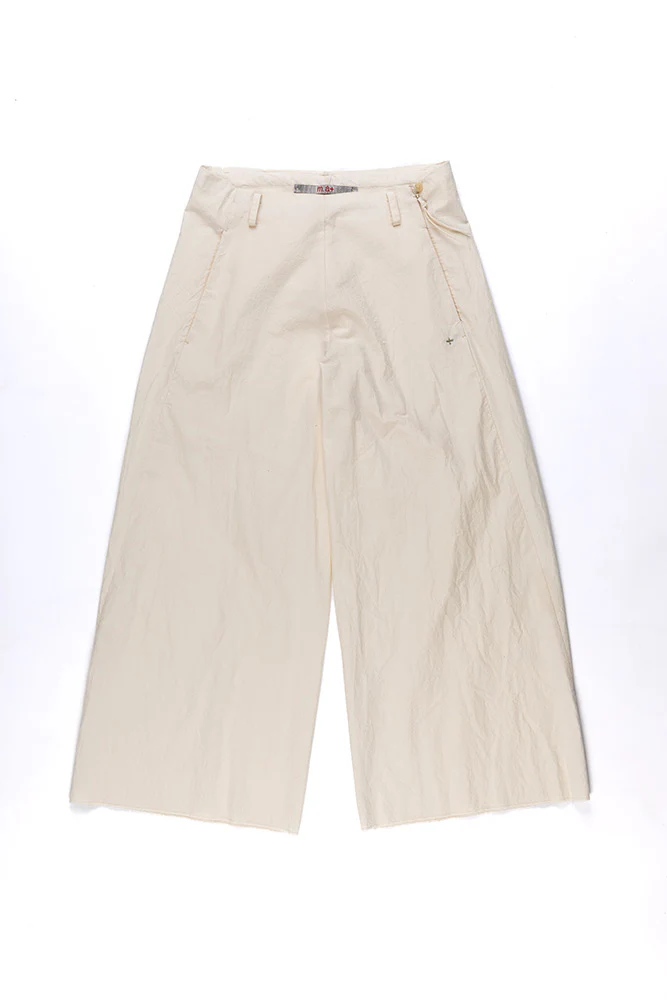 m.a+ Maurizio Amadei 25 Spring/Summer Ultra Wide Short Casual Pants Italy MA-PW567C CLX-NATURAL - Image 5