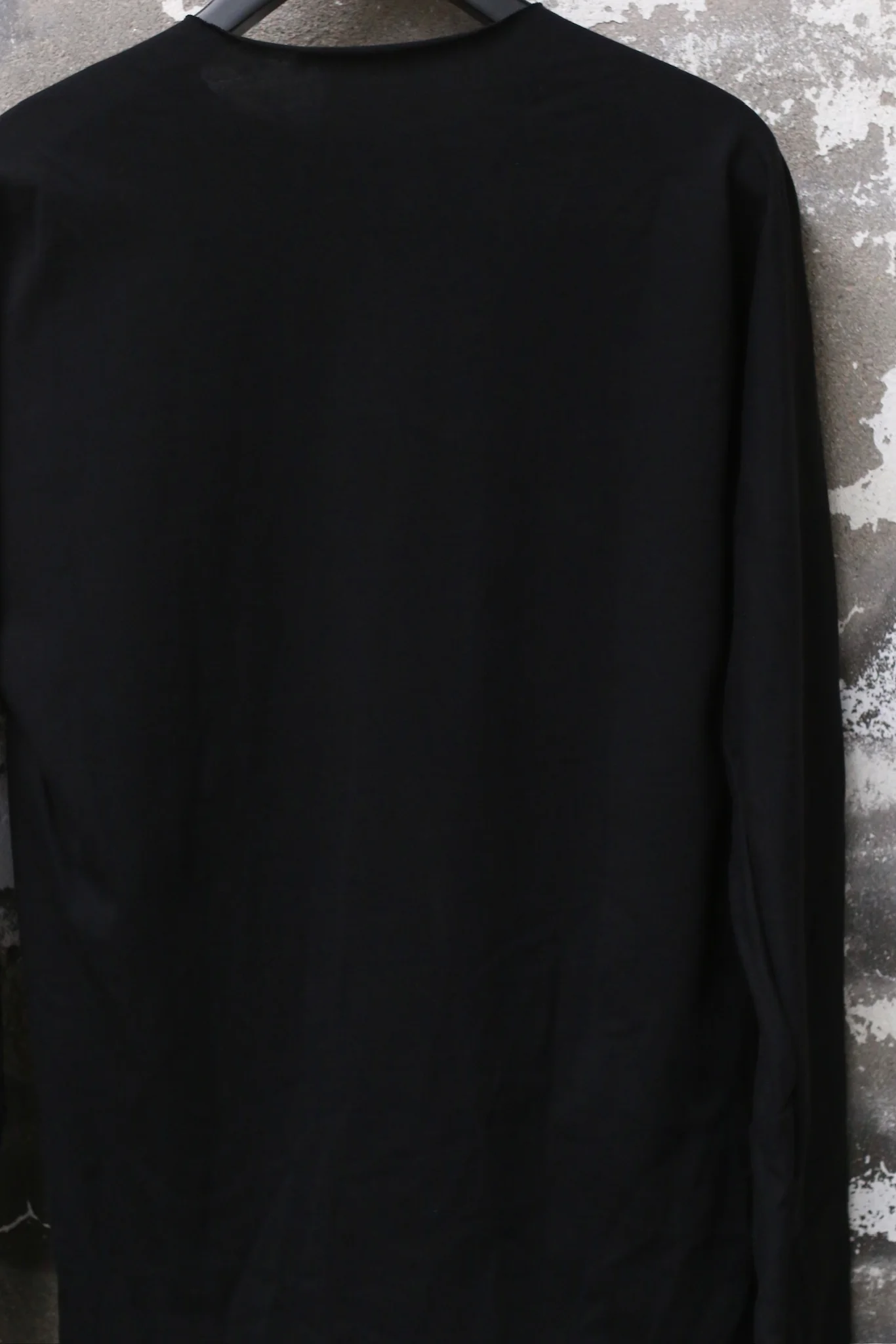 m.a+ Maurizio Amadei One-piece long-sleeved T-shirt MA-T211D-JM11-HEI Black T211D-JCL10 - Image 6
