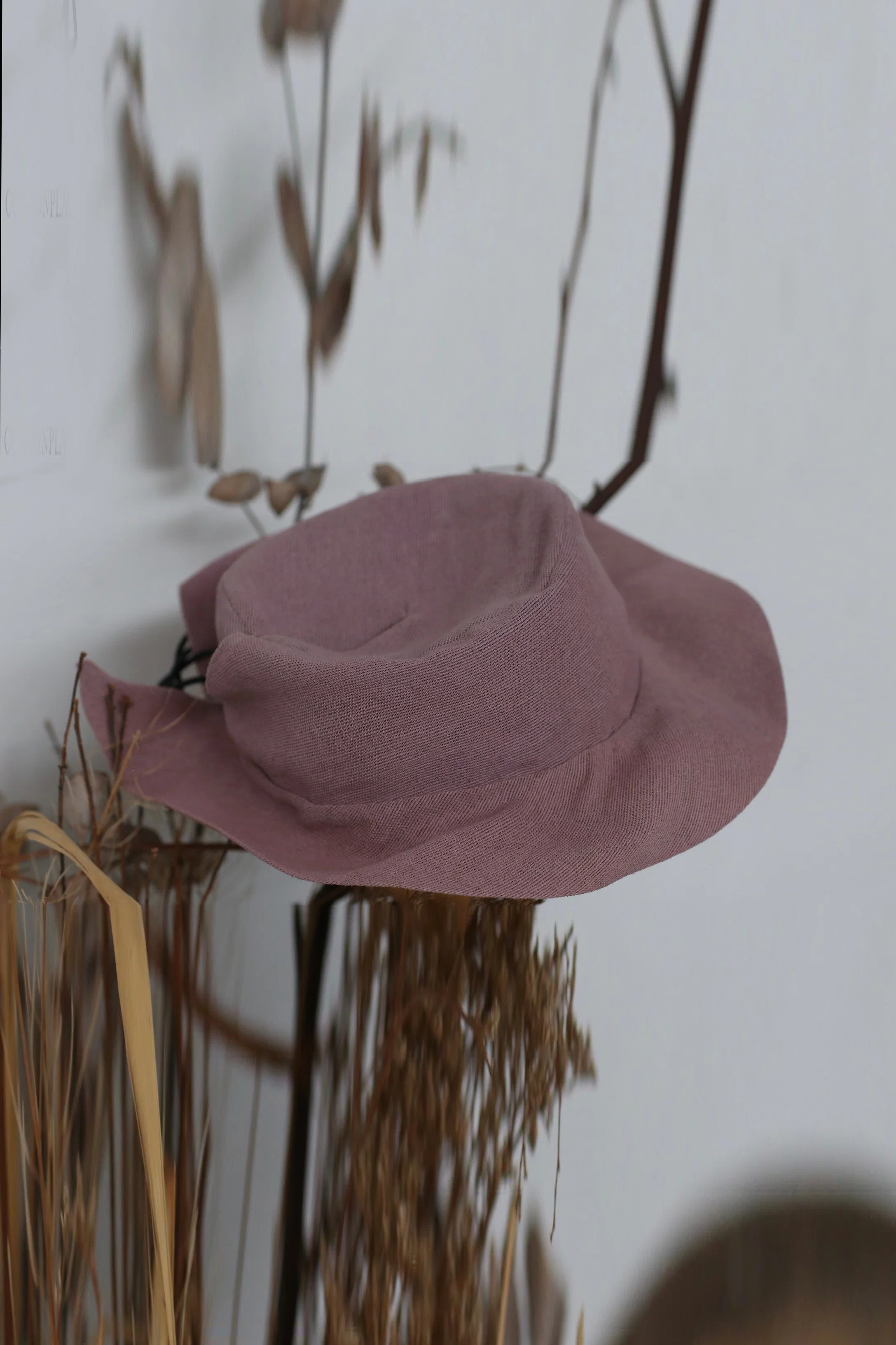 m.a+ Handmade hat collection Italy Deconstruction MA-AW307-BHZ Mauve sphinx AW307/+S-CMESH PM1000 - Image 2