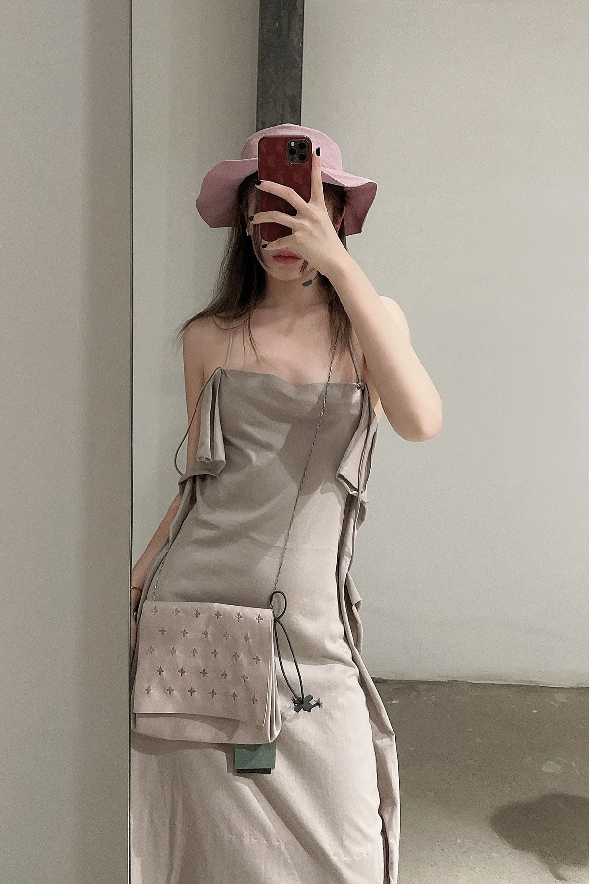 m.a+ Handmade hat collection Italy Deconstruction MA-AW307-BHZ Mauve sphinx AW307/+S-CMESH PM1000 - Image 4