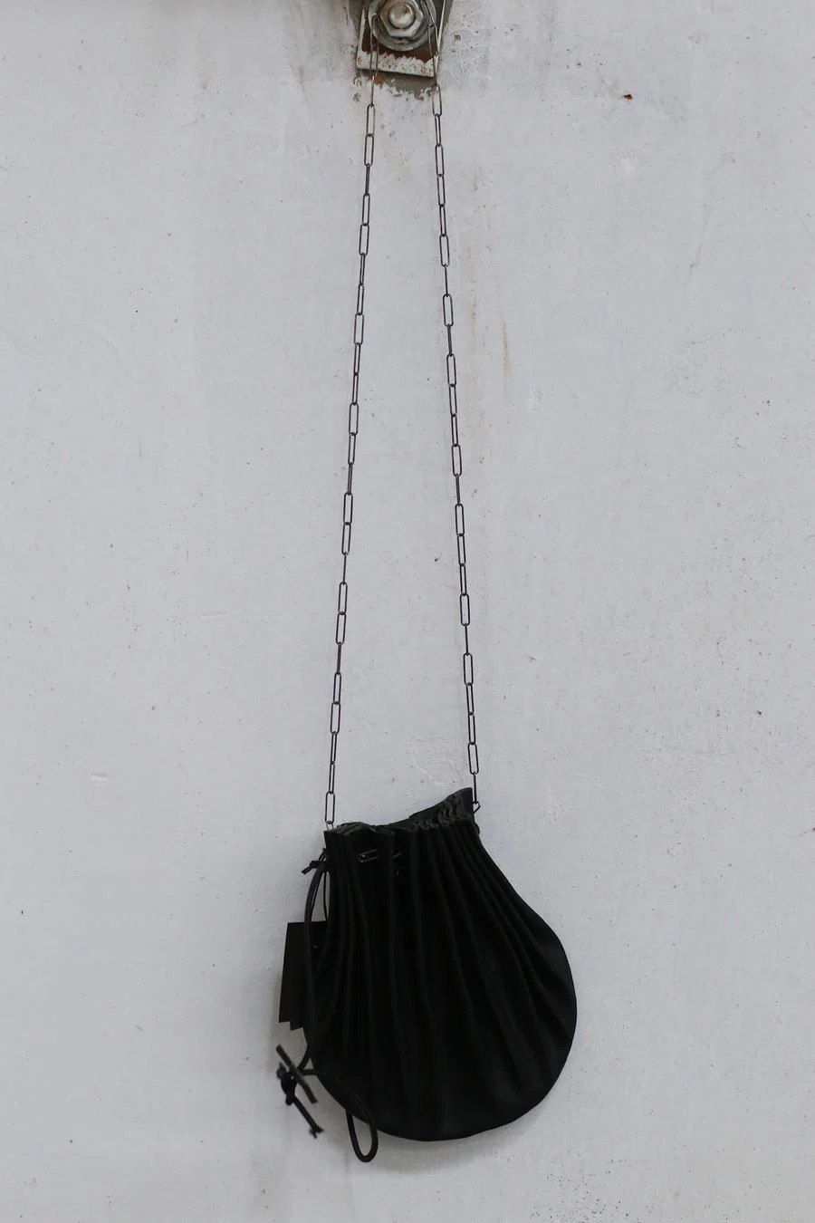 m.a+ Shell Bag Collection Italian Handmade MA-B70/C4 CUP 0.7-HEI Black Super Small Horse Leather PM203 - Image 2