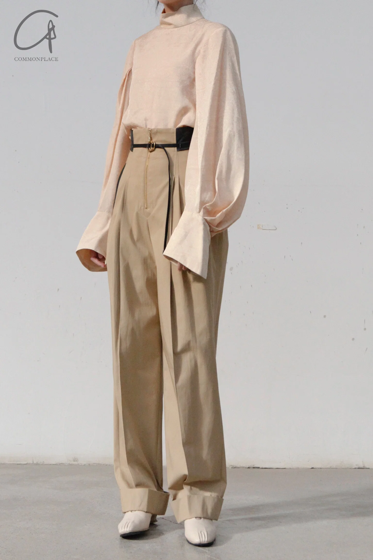 mame kurogouchi high waist chinos MM21PF-PT705 - Image 3