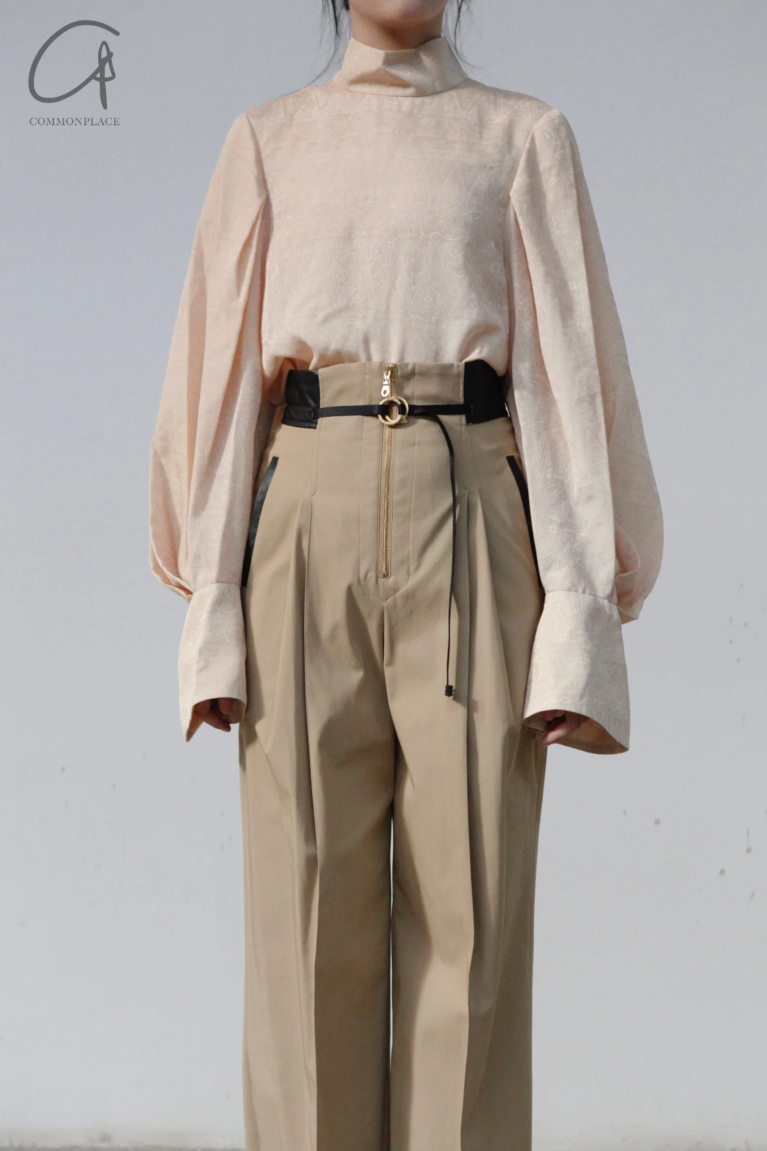 mame kurogouchi high waist chinos MM21PF-PT705 - Image 4