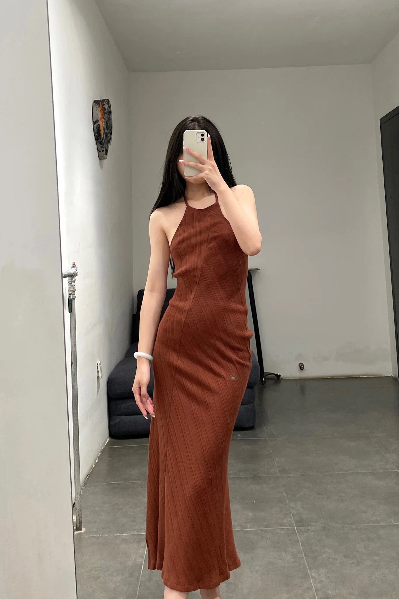 Mame kurogouchi rib knit dress (two-piece set) MM21PF-JS719 - Image 3