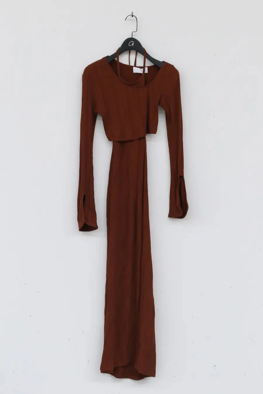 Mame kurogouchi rib knit dress (two-piece set) MM21PF-JS719 - Image 5