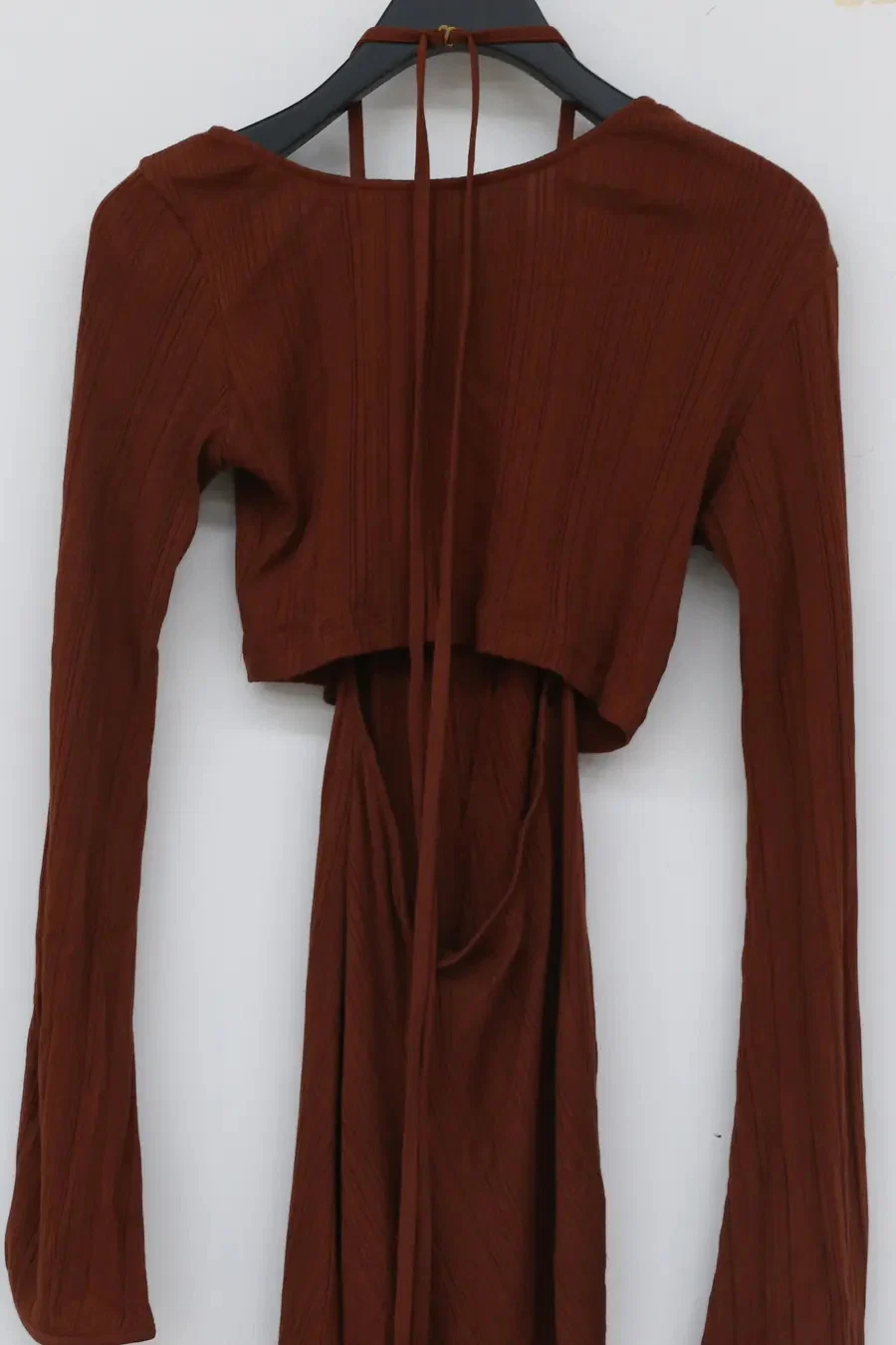Mame kurogouchi rib knit dress (two-piece set) MM21PF-JS719 - Image 9