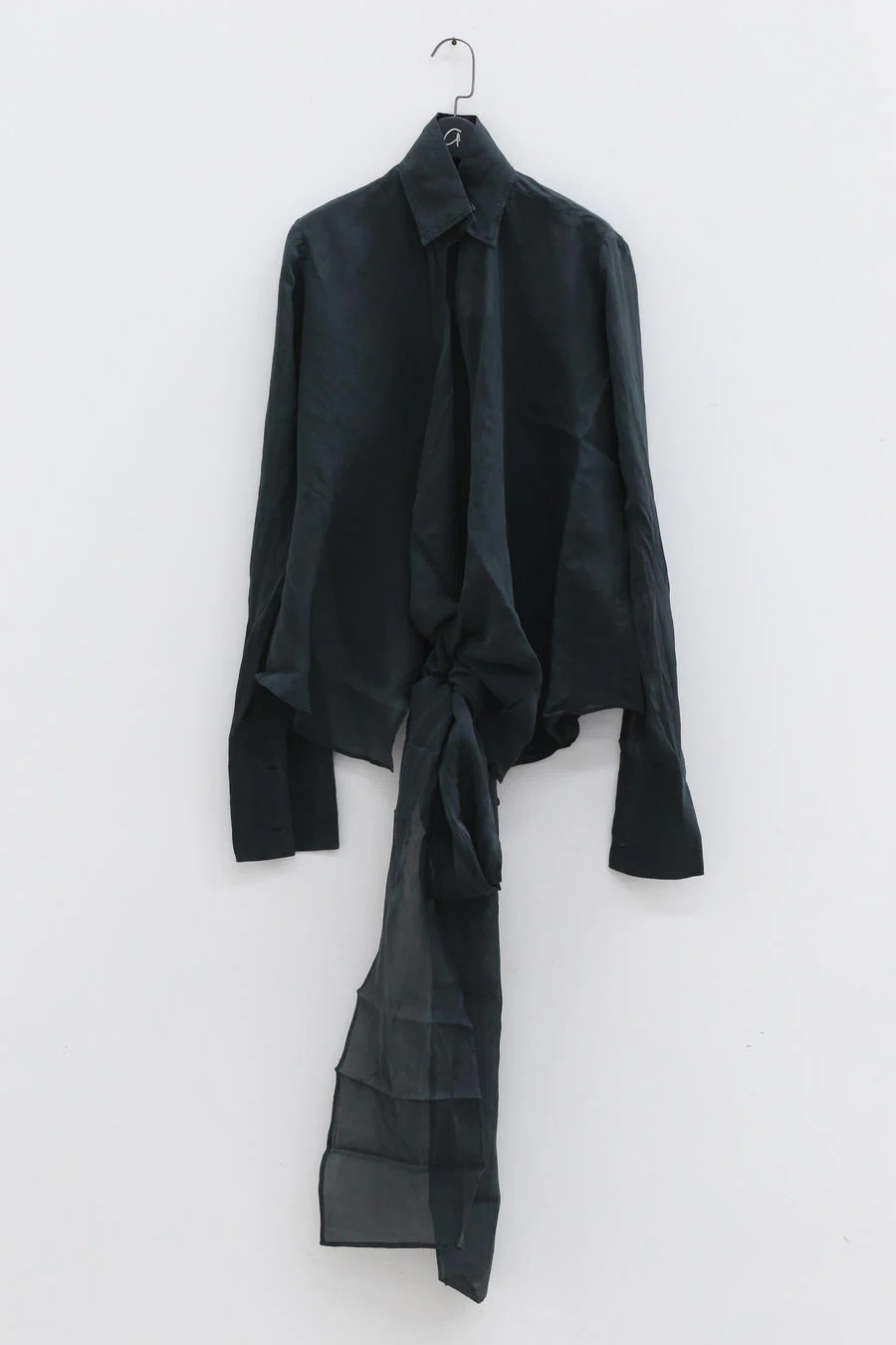 Marc le bihan belted top 26403-E21 BLACK - Image 5