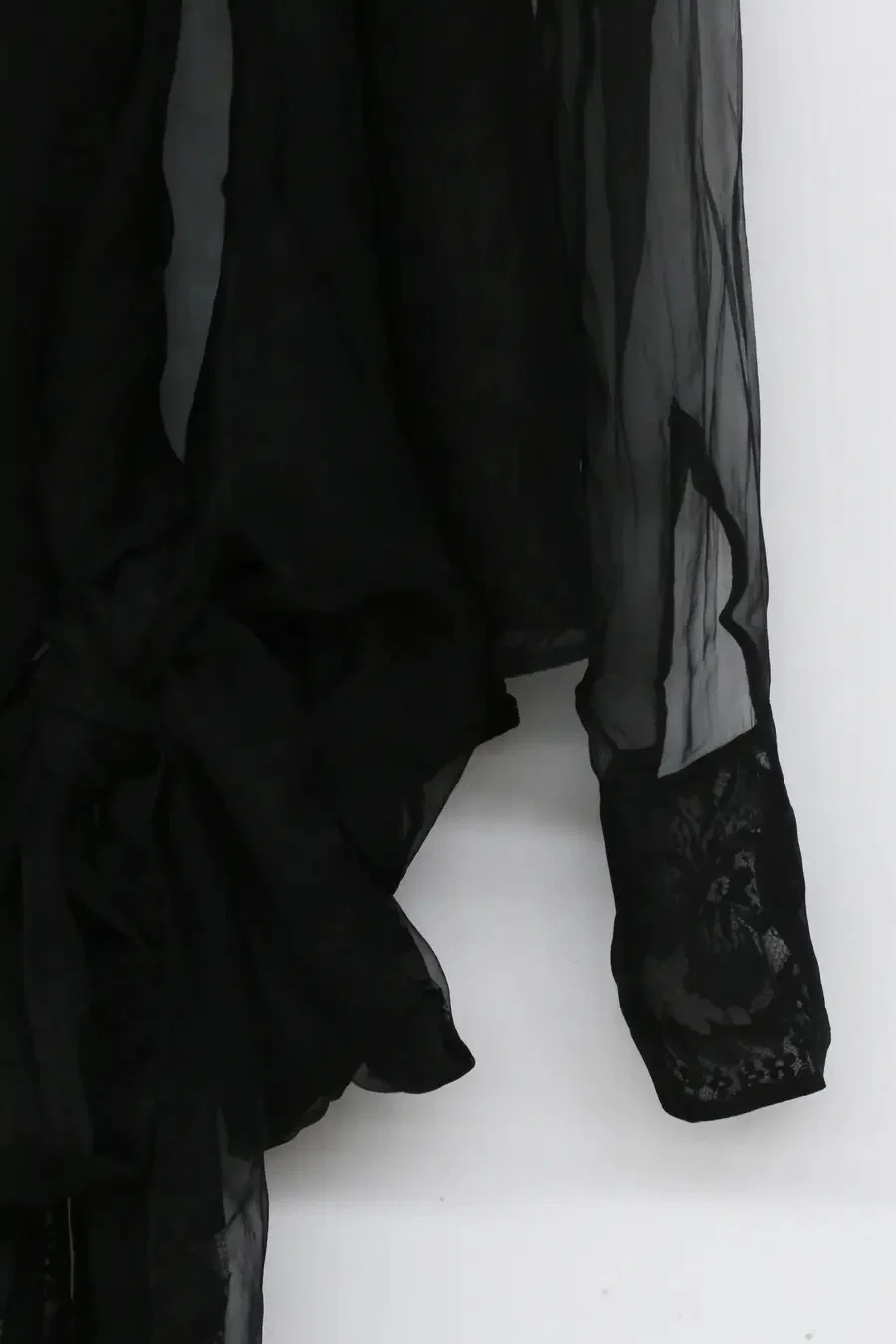 Marc le bihan belted top 26404-E21 BLACK - Image 5