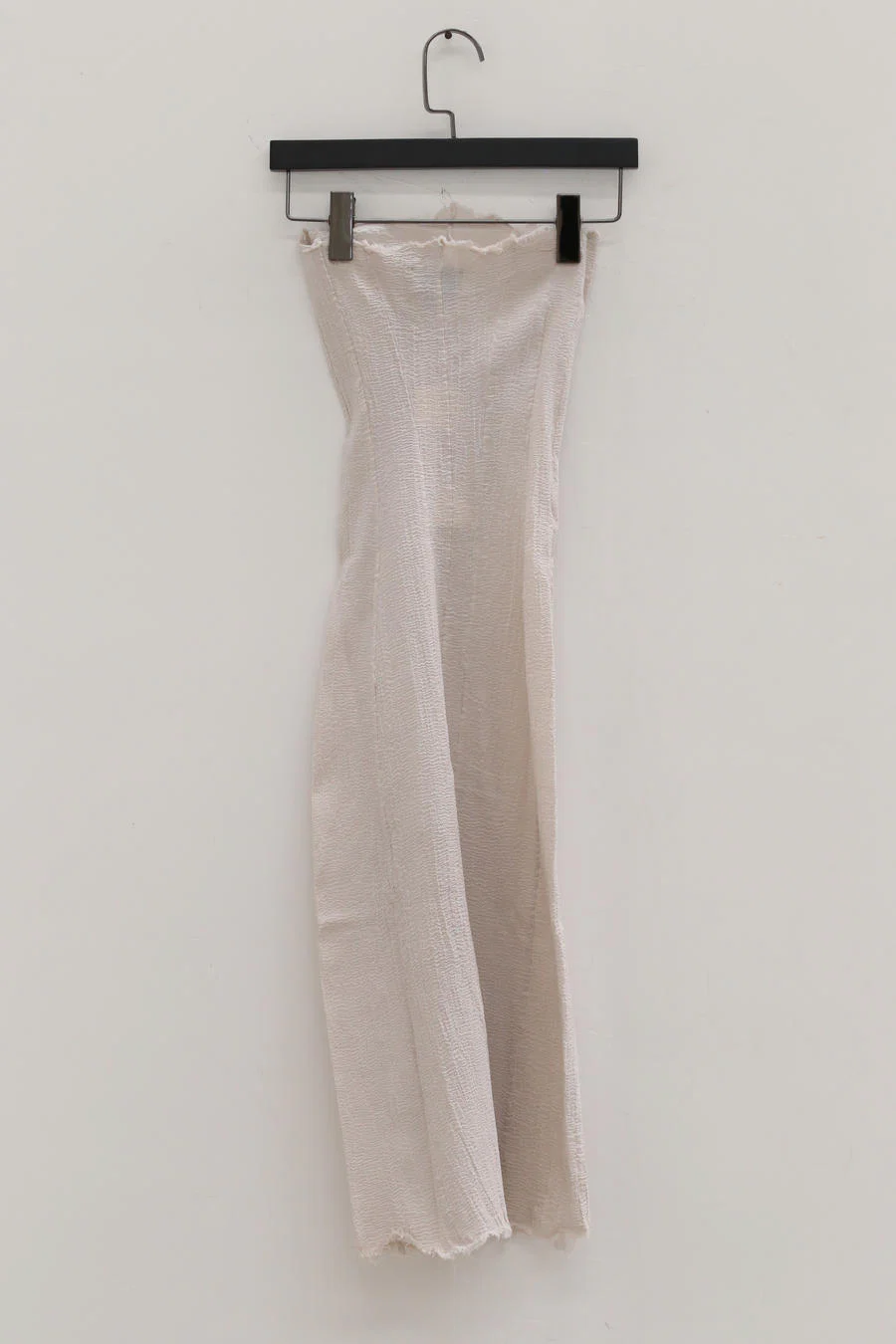Marc le bihan belted tube top dress 21938-E21 BEIGE - Image 4