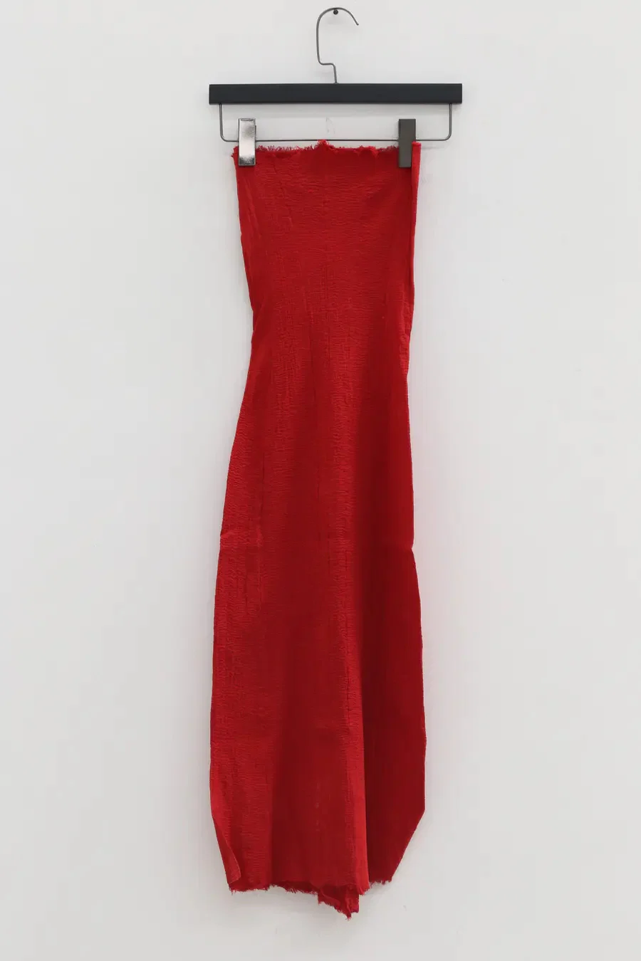 Marc Le Bihan corseted strapless dress, 10 meters of silk, shrunk, France, 21938 MLB-21938-E21-YSH, Poppy Red. - Image 7