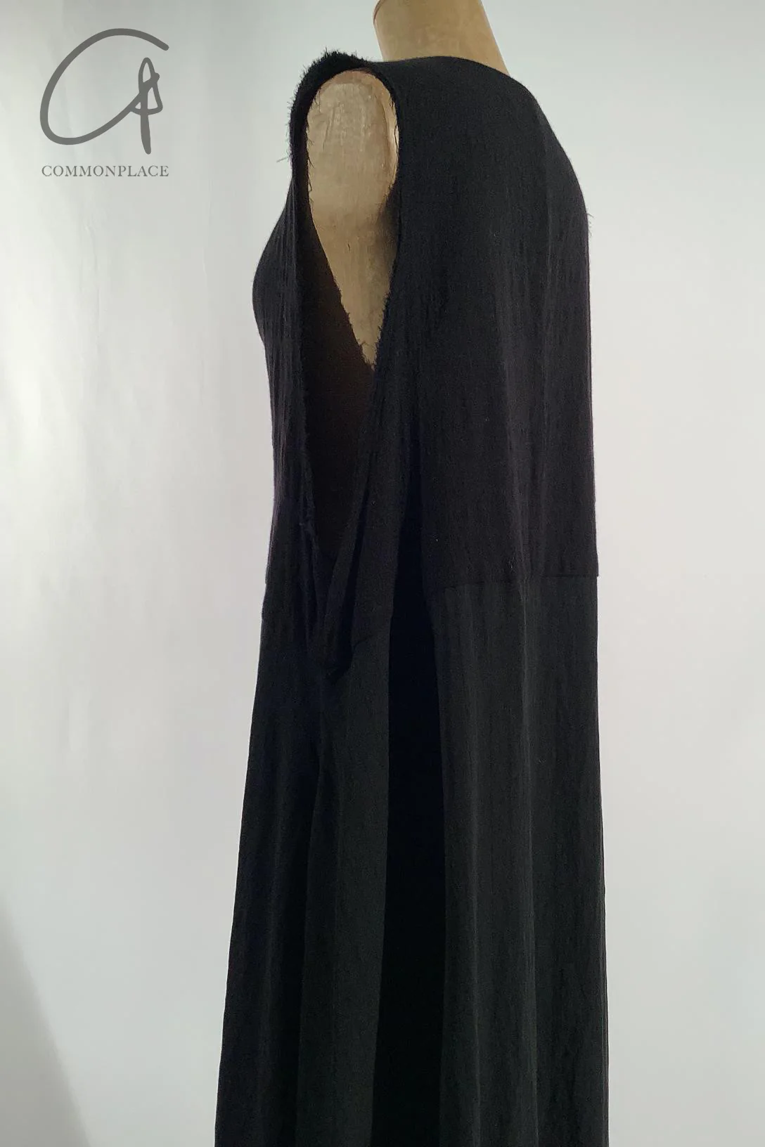 Marc le bihan double stitching long skirt 2180 black - Image 9