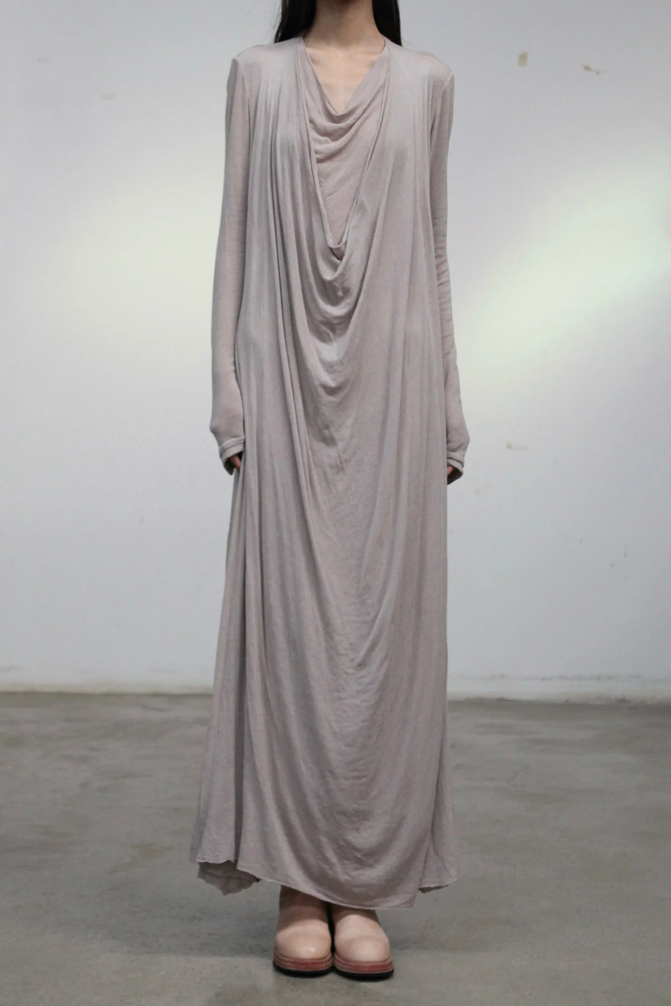 Marc Le Bihan Fall/Winter 2025 Collection: Long-sleeved Dresses 2833 & 2832 (France) MLB-2832-25AW-BEIGE