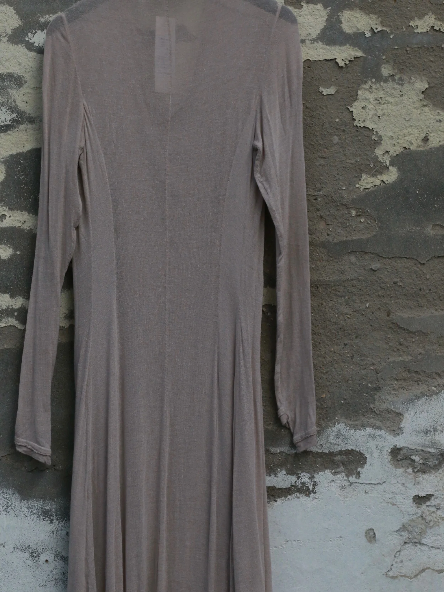 Marc Le Bihan Fall/Winter 2025 Collection: Long-sleeved Dresses 2833 & 2832 (France) MLB-2832-25AW-BEIGE - Image 6