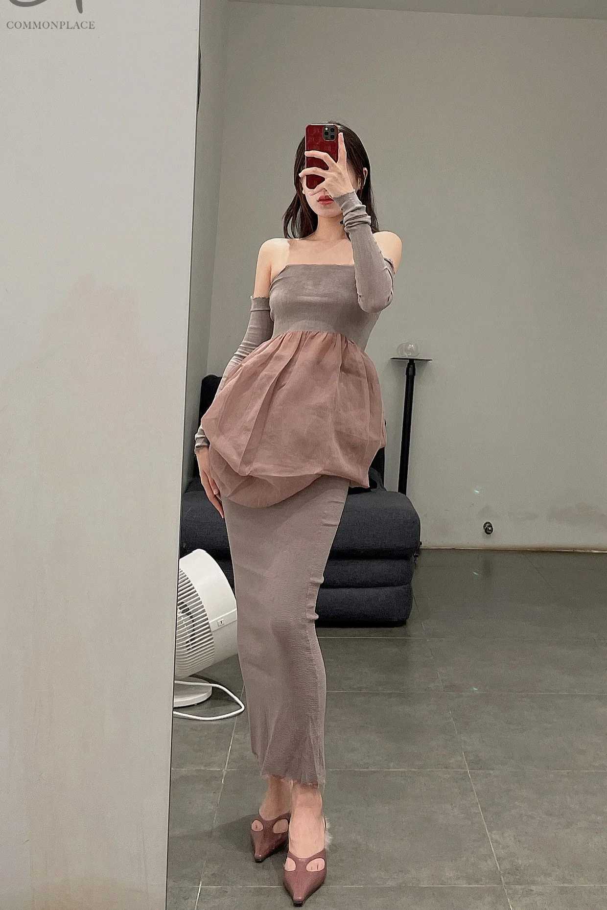 marc le bihan skirt short 25901-E21 VIEUX ROSE - Image 16