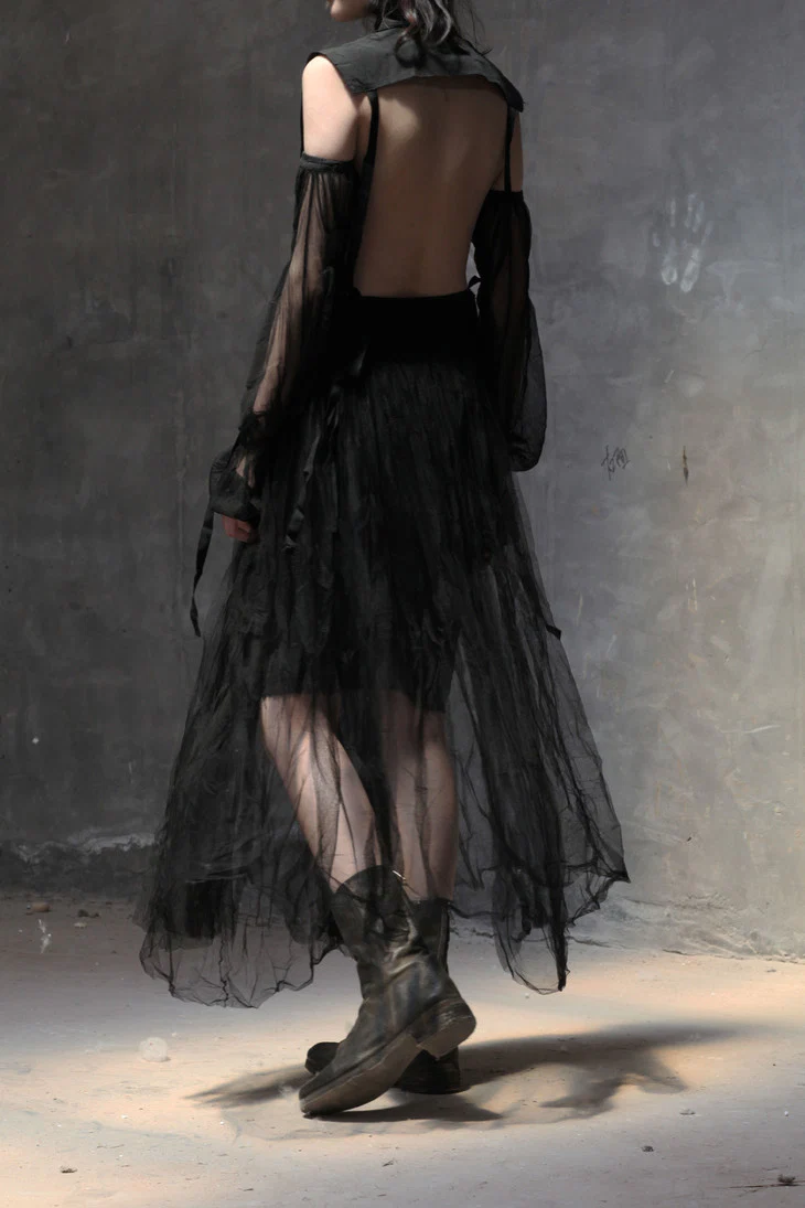 marc le bihan halter sleeveless jacket 29101 - Image 7