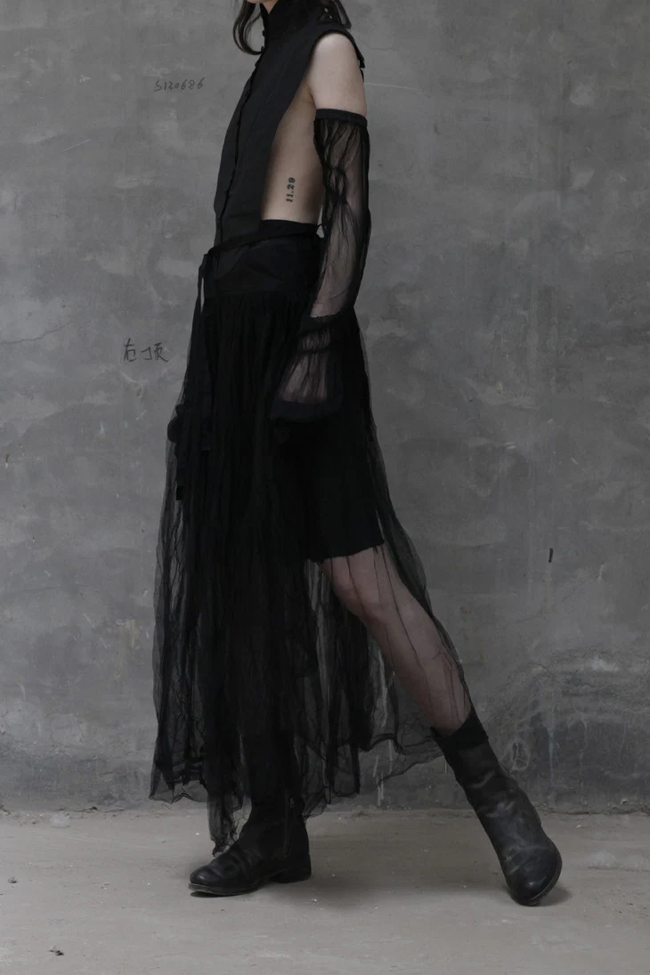 marc le bihan halter sleeveless jacket 29101 - Image 8