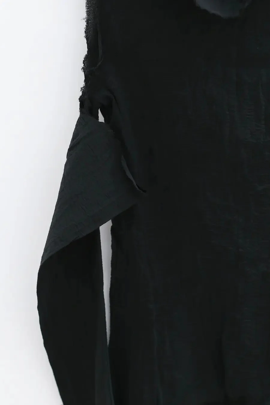 marc le bihan off shoulder turtleneck top 26952 E23 black - Image 5