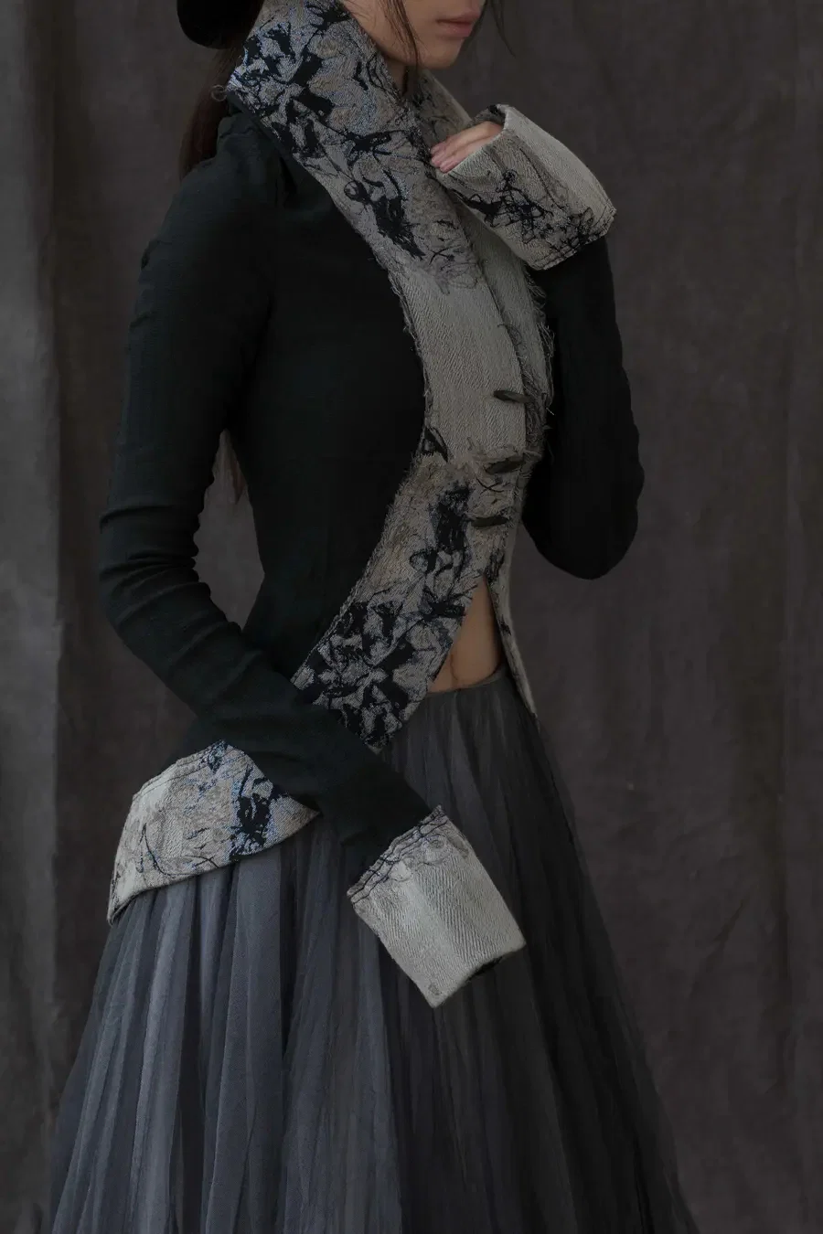 MARC LE BIHAN (patterned stretch jacket) 22907 - Image 3