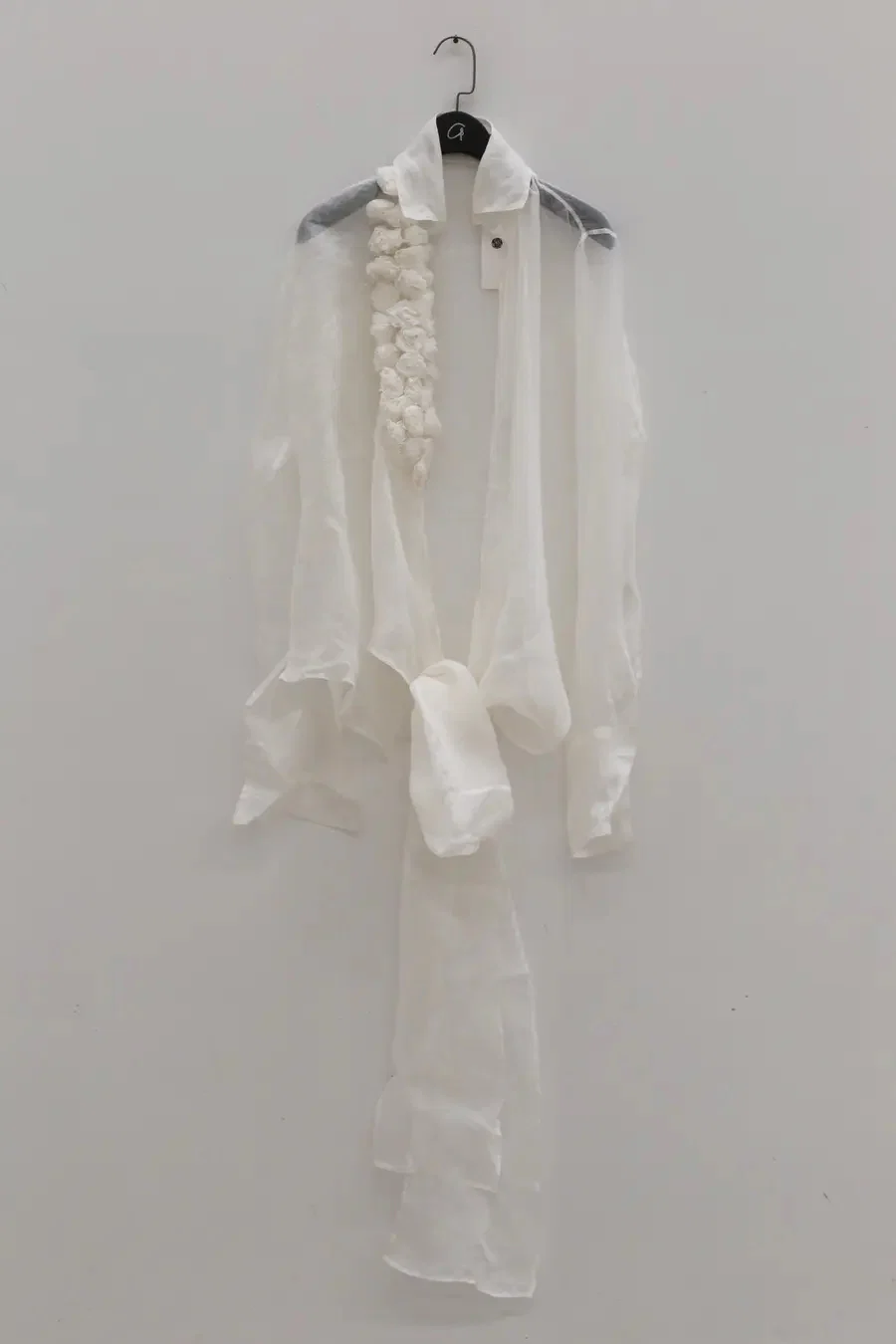 marc le bihan silk floral shirt 26402-E21 OFF WHITE off-white - Image 8