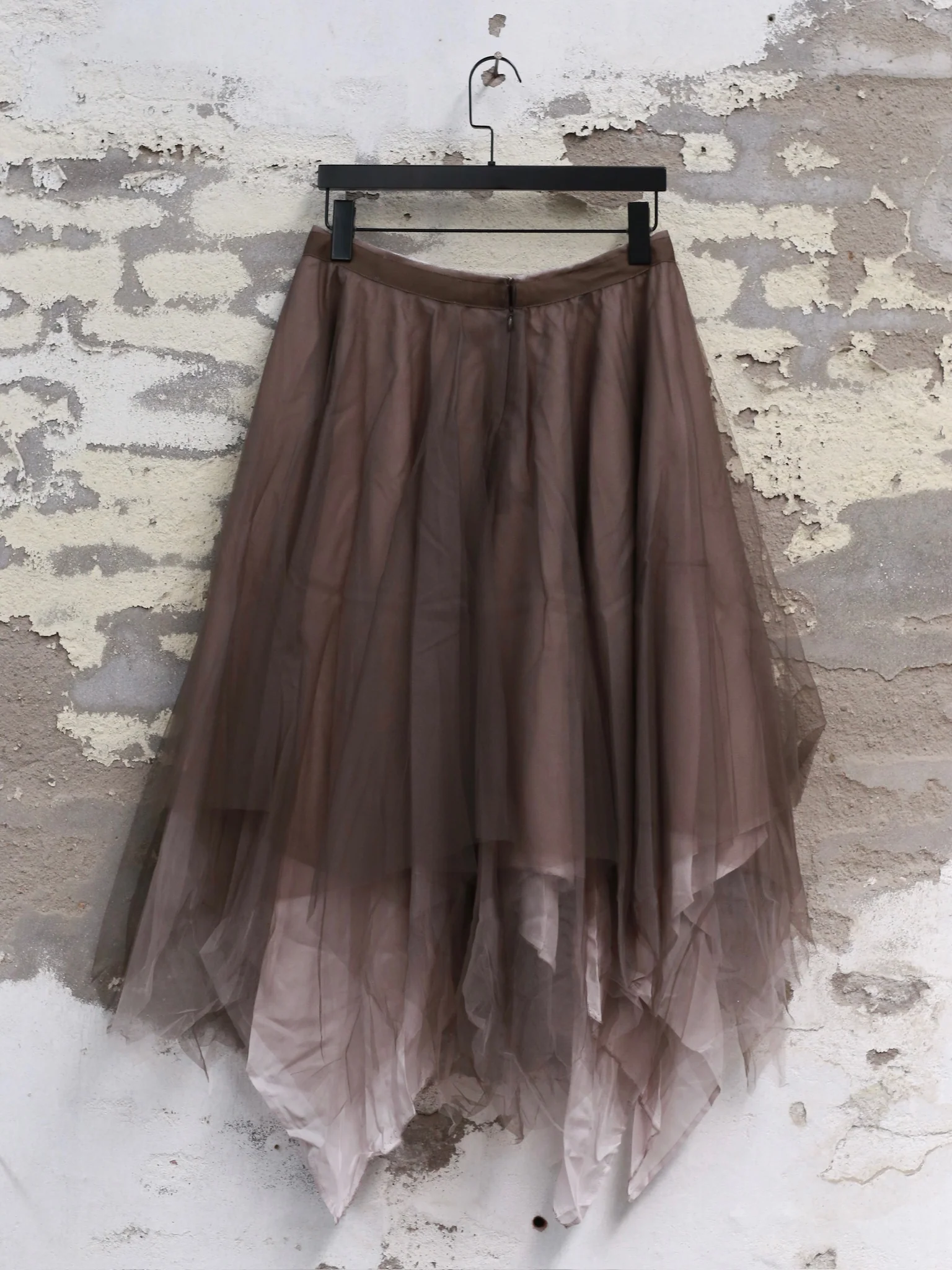 Marc Le Bihan Silk Tulle Skirt 2591 Series Six-layer Tulle French Handmade MLB-2591-BRONZE TAUPE - Image 5