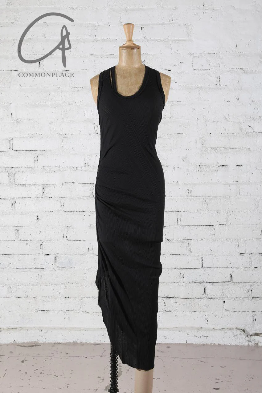 marc le bihan sleeveless dress 2841 E23 black - Image 8