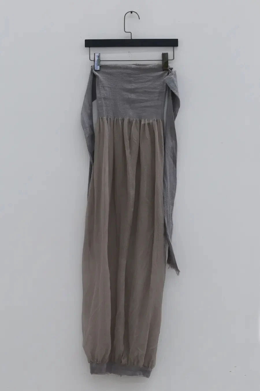marc le bihan strapless tube top dress 21944-E21 GREY - Image 11